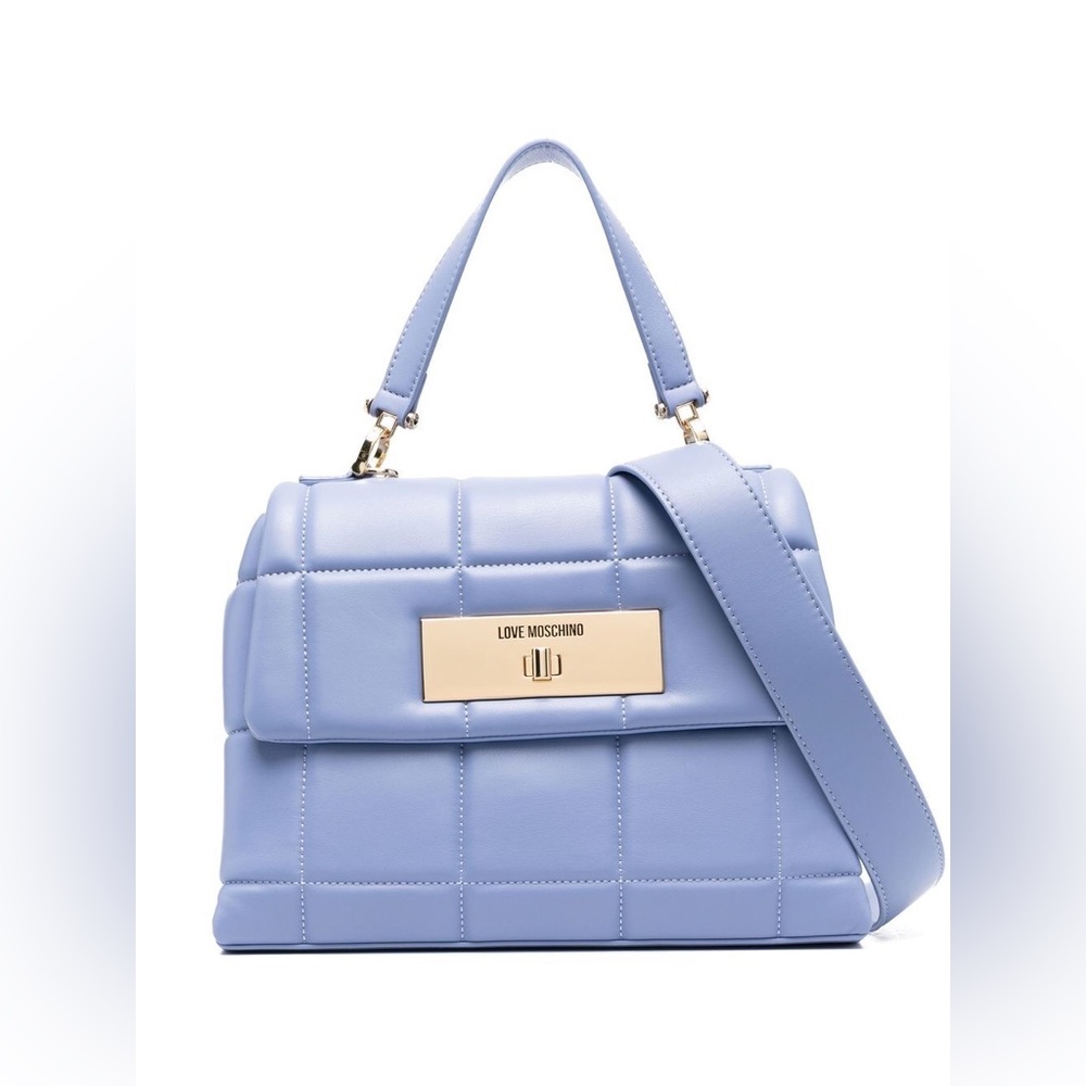 Love Moschino,glicine
logo-plaque quilted tote bag